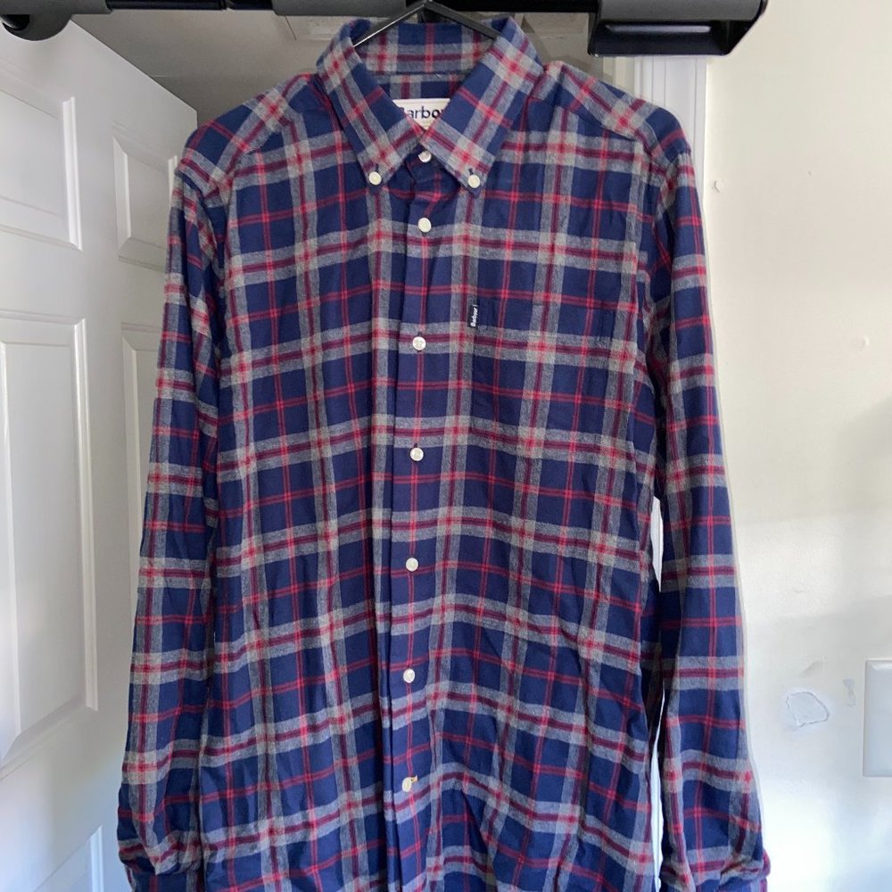 Barbour Flannel Button Down Shirt